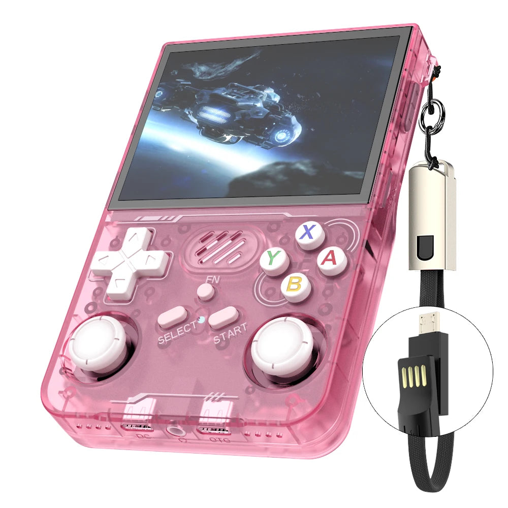 Retro Handheld Console /  Open-Source Linux System /  Built-in WIFI Game Consoles /  3.5inch IPS Screen /  Portable Video Player