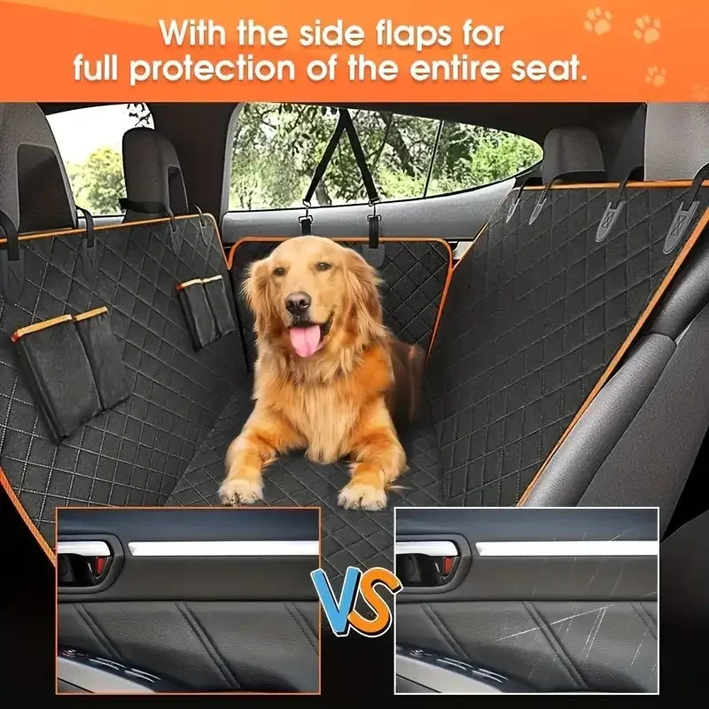 Dog Car Seat Cover for Pets / 100% Waterproof Seat Cover / Hammock / Scratch Proof / Nonslip / Durable / Soft Back Seat Cover for Cars or Trucks