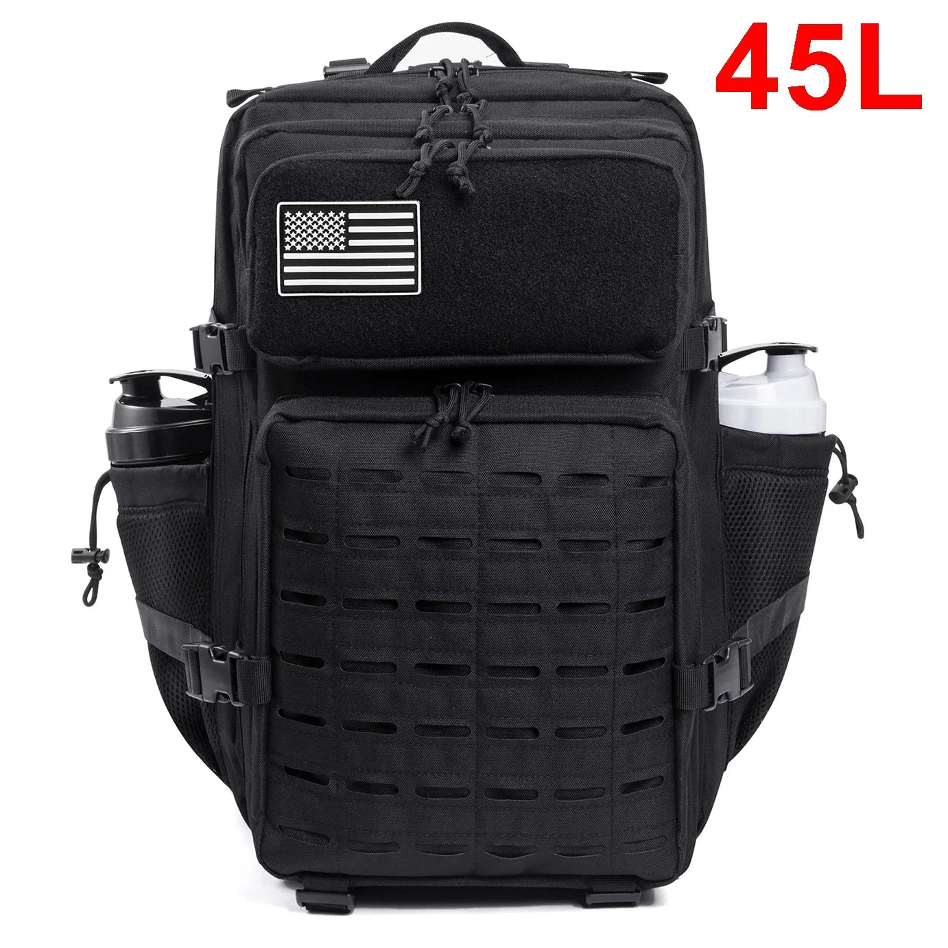 **25L/45L Men's and Women's Tactical Backpacks / Outdoor Activities / Small School Backpacks with Water Bottle Holder