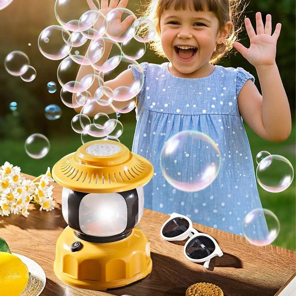 Bubble Machine / Camping / Light Shape / Bubble Blower Machine / Portable / Outdoor Play  /Toys For Parties, Birthday, Wedding, Christmas