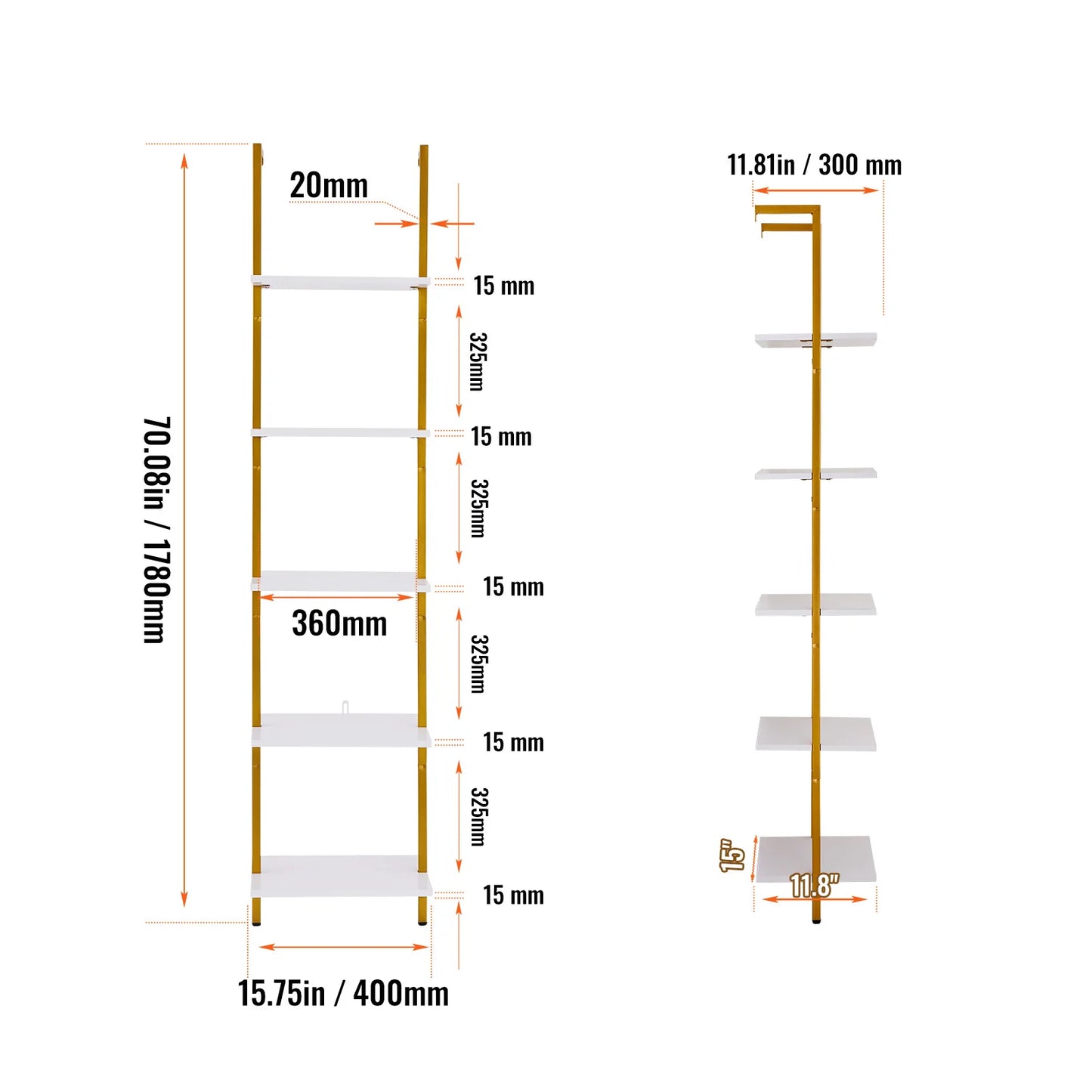 **Industrial Pipe Shelf / Wall-Mount Floating / Rustic Wood Shelves / Bracket Storage Rack for Kitchen Bedroom