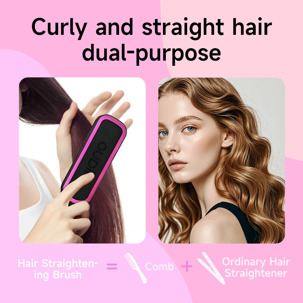 Hair Straightening Comb /  Hot Comb Brush  /    6-Levels Heat Temperature Control