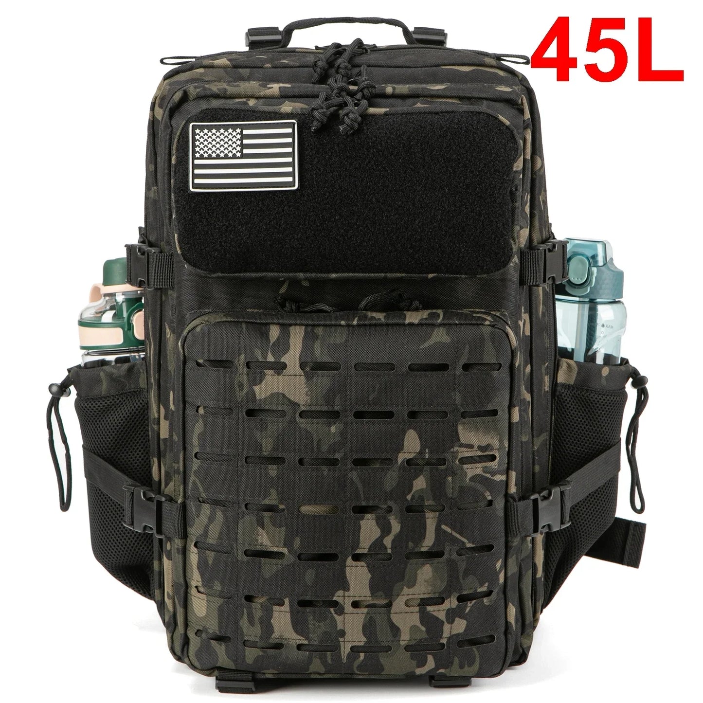 **25L/45L Men's and Women's Tactical Backpacks / Outdoor Activities / Small School Backpacks with Water Bottle Holder