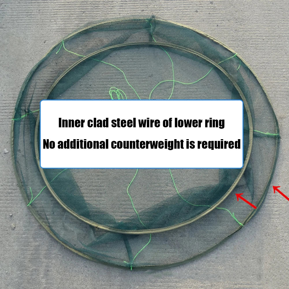 Foldable Crayfish & Shrimp Catcher Tank  /  Portable Prawn, Bait, Crab, & Shrimp Net  /  Crab & Shrimp Trap /  Cage for Catching Fish.  Shrimp. &  Crab