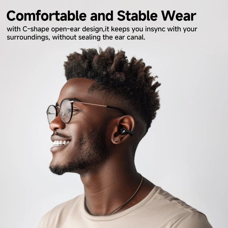 Wireless Earphones  /  Bluetooth 5.4 Ear clip  / Waterproof / Sports Earbuds  / Open Ear /  Ear clip /  Dual-Connection Headphone