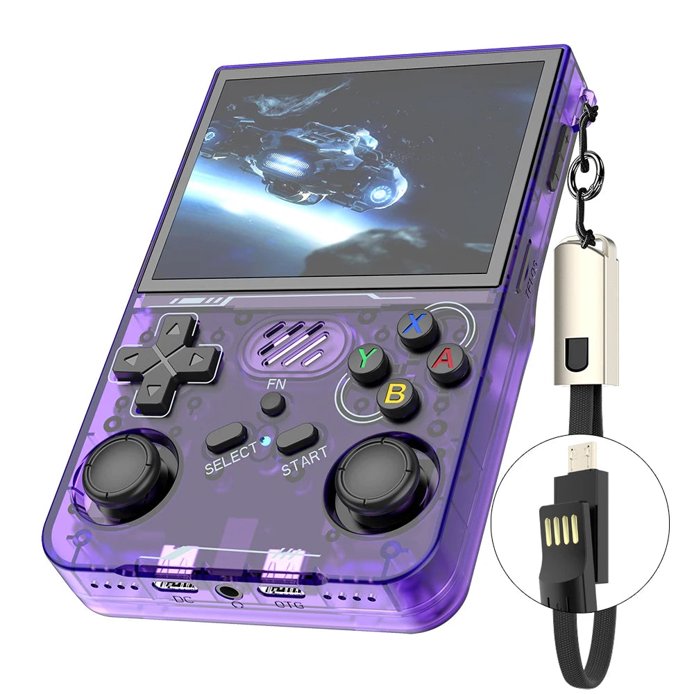 Retro Handheld Console /  Open-Source Linux System /  Built-in WIFI Game Consoles /  3.5inch IPS Screen /  Portable Video Player