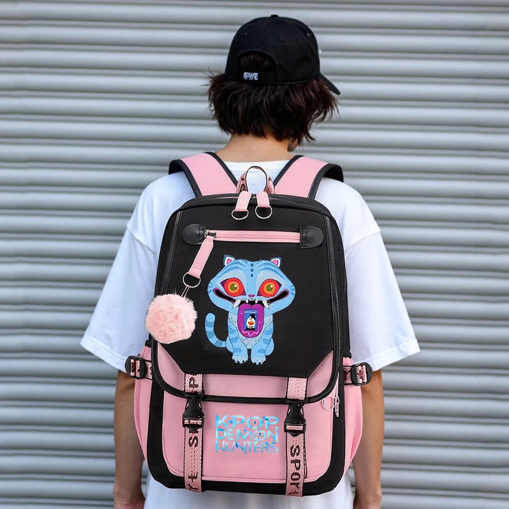 School Backpack for Students / KPop Demon Hunters / Daily Backpack / 2025 Hot Movie Print / Backpacks for Girl Outdoor Sport / School Bag
