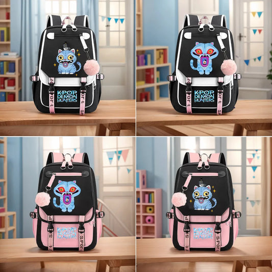 School Backpack for Students / KPop Demon Hunters / Daily Backpack / 2025 Hot Movie Print / Backpacks for Girl Outdoor Sport / School Bag