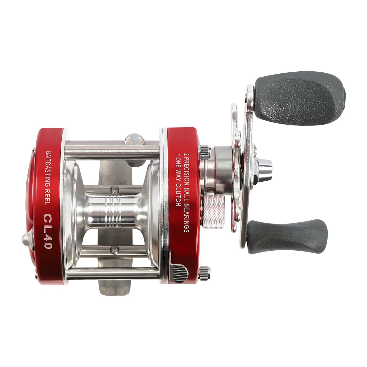 Round Baitcasting Reel  /  Conventional Reel for Catfish /  #40 Left/Right Hand Baitcasting Fishing Reel