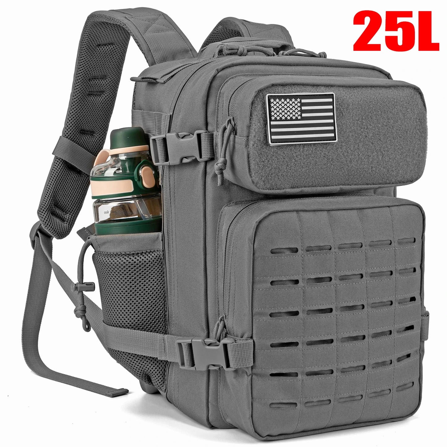 **25L/45L Men's and Women's Tactical Backpacks / Outdoor Activities / Small School Backpacks with Water Bottle Holder