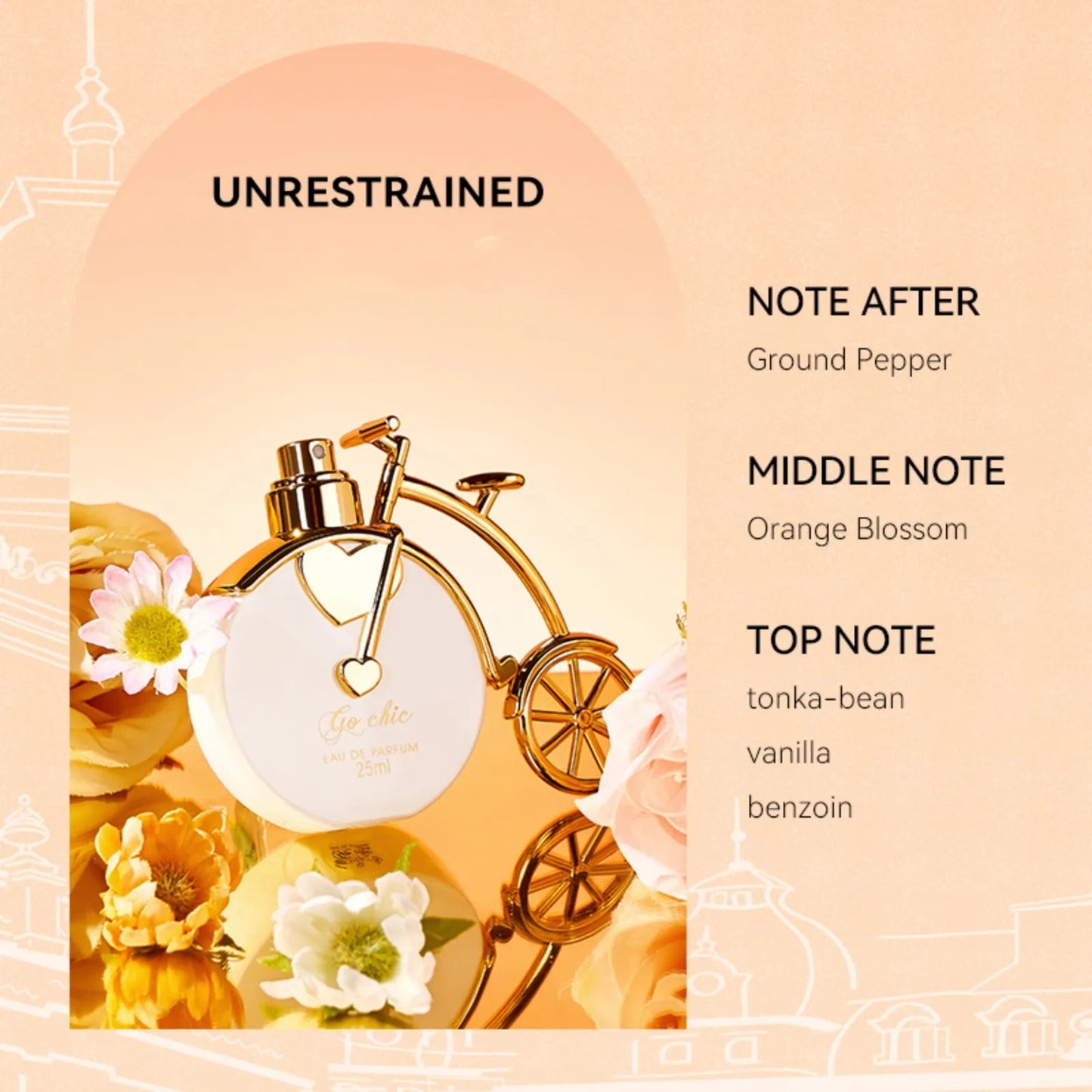 Bike Styling Perfume / Refreshing Oriental Floral Fragrance Parfum Spray /  Gift Box Package  / Lasting And Charming Personal Perfume