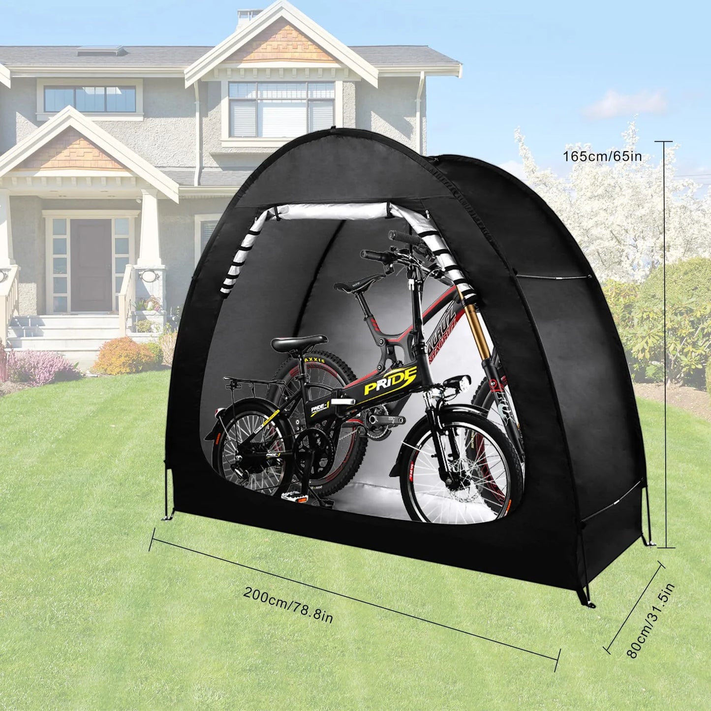 Outdoor Storage /  Bicycle /   Large Space /  Foldable Portable Outdoor Bike Tent /   Waterproof Foldable Bicycle Protective Gear