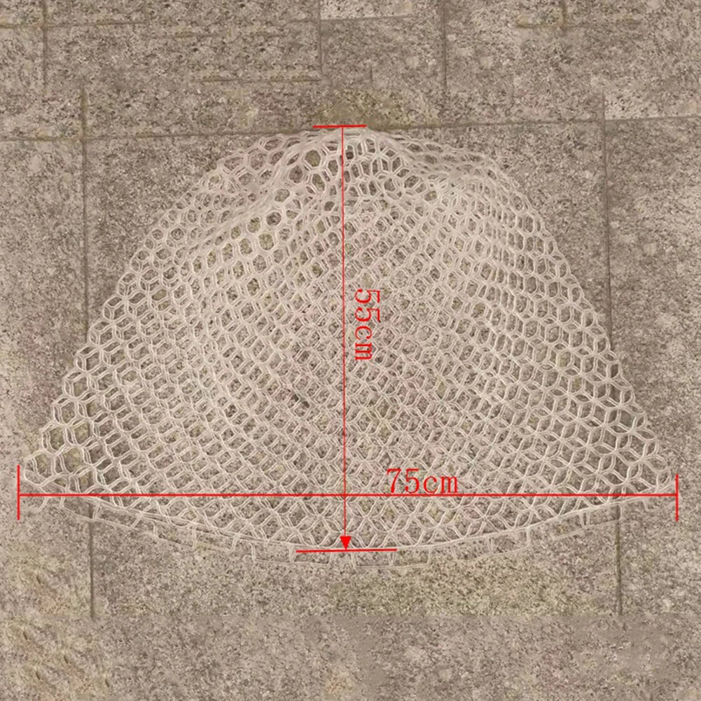 Rubber Net Head 3 /   2/40/55cm Hand Net Replacement  /  Portable  /  Foldable  / Trout Net  / Outdoor /  Fishing Accessories