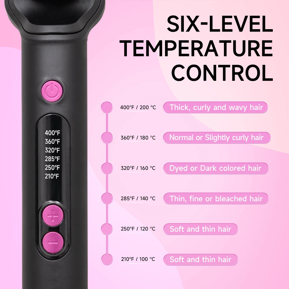 Hair Straightening Comb /  Hot Comb Brush  /    6-Levels Heat Temperature Control