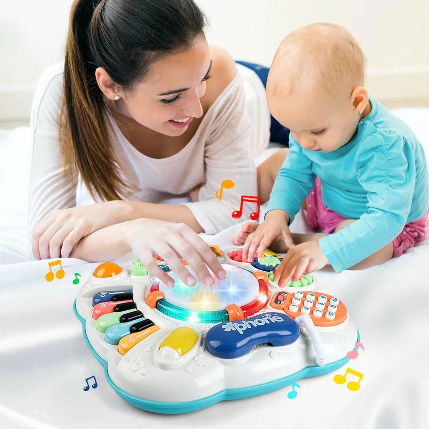 Baby & Toddler Toys  /  Baby Activity Center  /  Lights & Music  /  Educational /  Learn Numbers, Shapes & Colors /  Develop Fine Motor Skills / Toys for 6 Months - 3 Years
