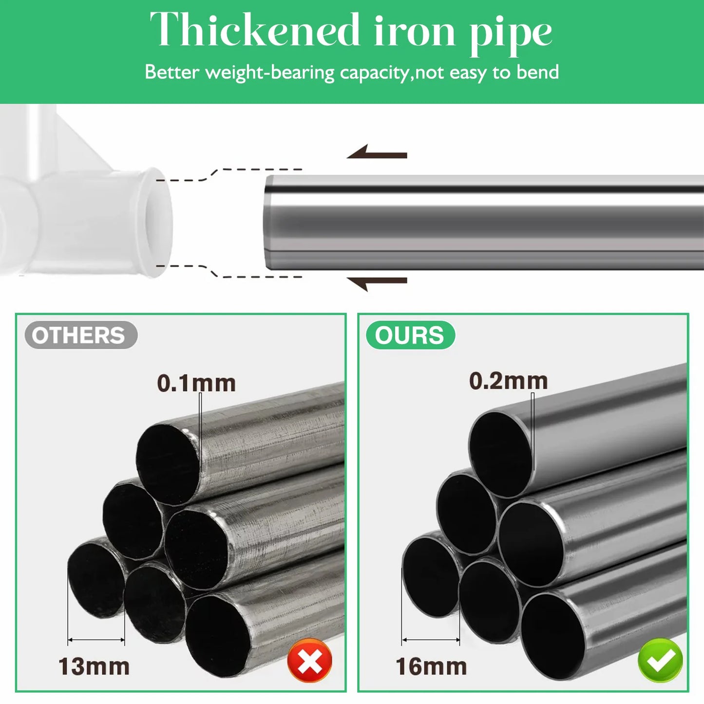 Garment Rack / Closet Wardrobe Organizer / Storage Rack / Portable Clothes, Shoes and Accessories Closet / Dustproof /  Non-woven Fabric / Quick and Easy to Assemble