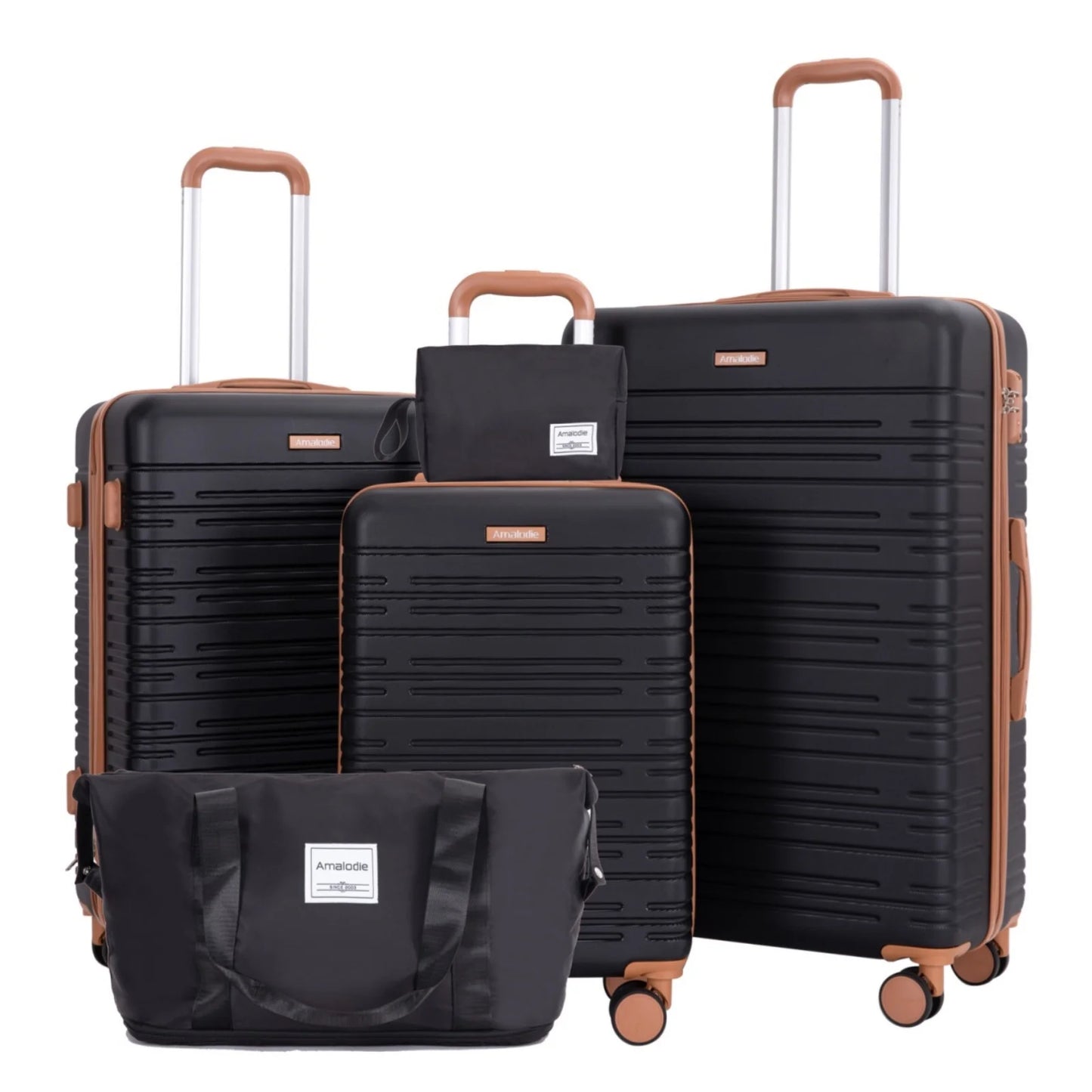 **Luggage Sets / 3-Piece Suitcases with Double Spinner Wheels / Suitcase Set / ABS Hard Case Luggage with TSA Lock
