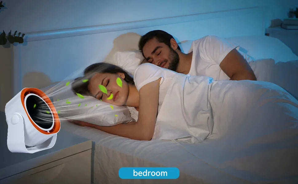 Portable Clip Fan /  Desktop Fan / Touch Screen 360° Adjustable /  3600mAh  / Rechargeable Strong Clamp Fan  / for Home/Office/Travel/Camping