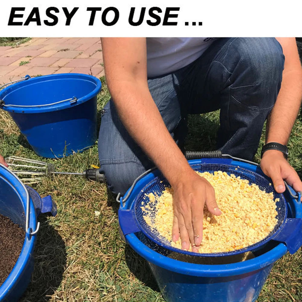 Stainless Steel Groundbait Mixer  /  Fishing Bait  /  Carp  /  Whisk /  Mixing  /  Tackle Accessory