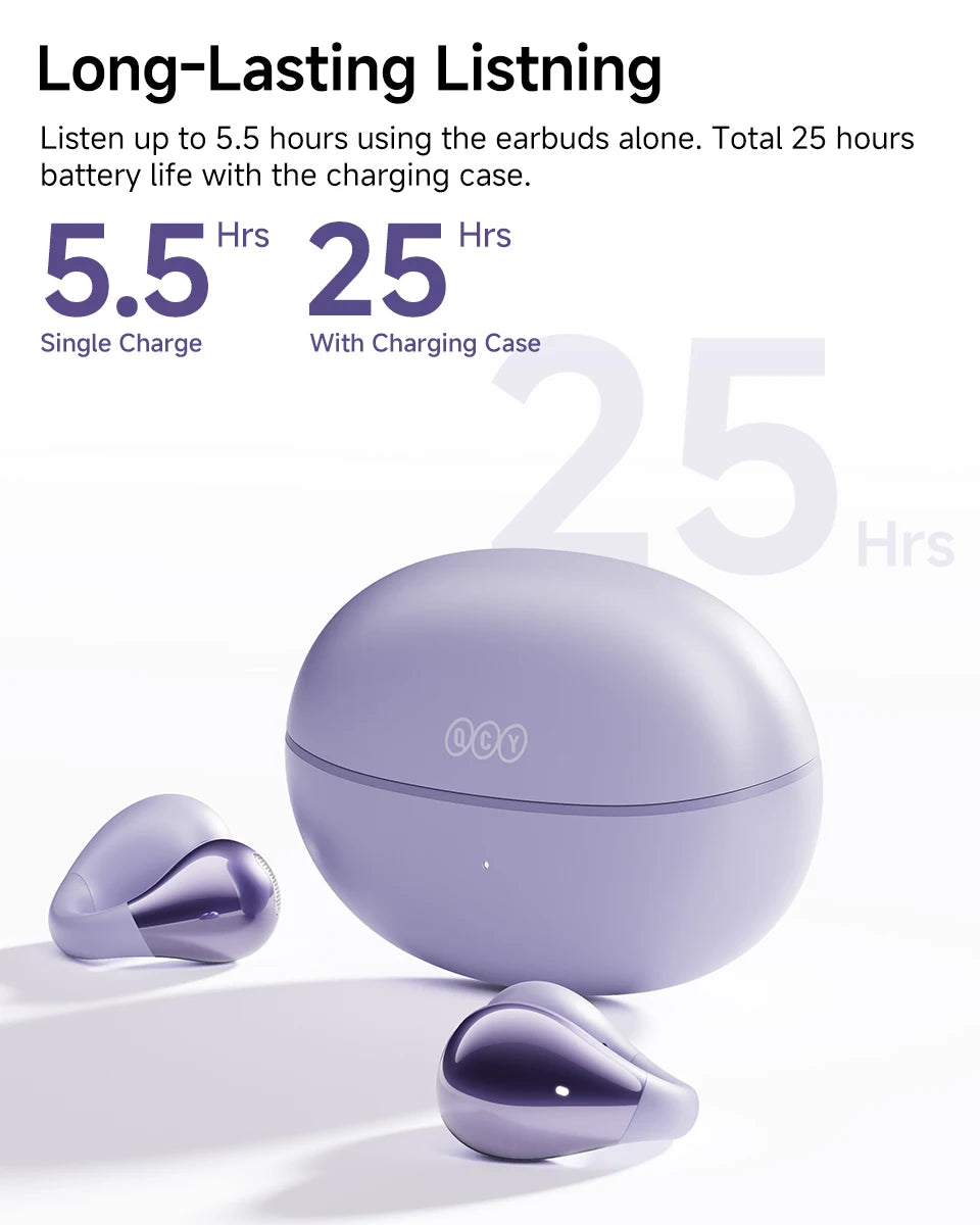 Wireless Earphones  /  Bluetooth 5.4 Ear clip  / Waterproof / Sports Earbuds  / Open Ear /  Ear clip /  Dual-Connection Headphone