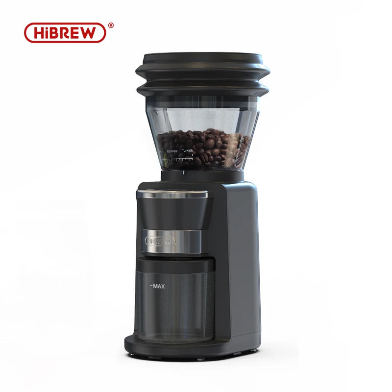 **Automatic Electric Coffee Grinder with 31 Gears for Espresso American Coffee Pour Over Visual Bean Storage G3