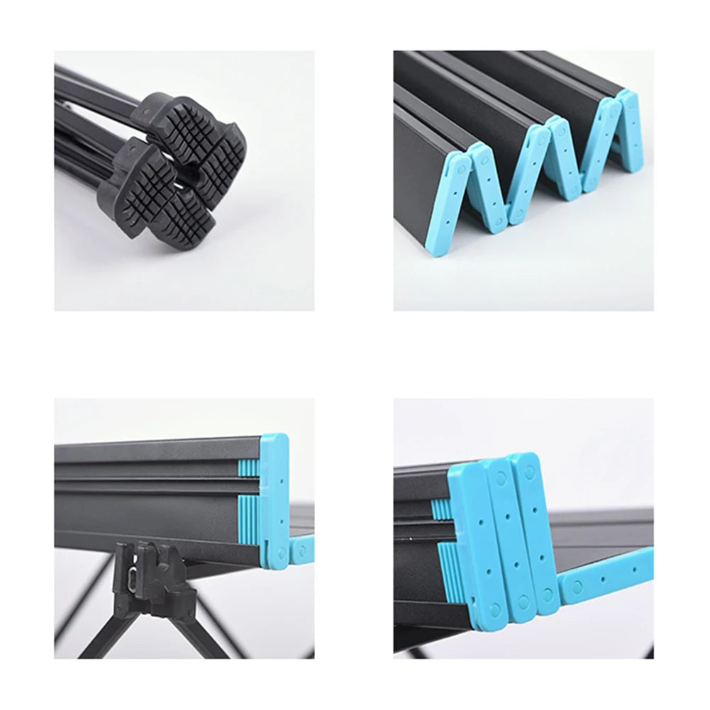 Folding Camping Table /  Portable Camping Table  /  Aluminum Alloy  /  Compact Picnic Table  /  Ultralight Multifunction for Camping & Hiking