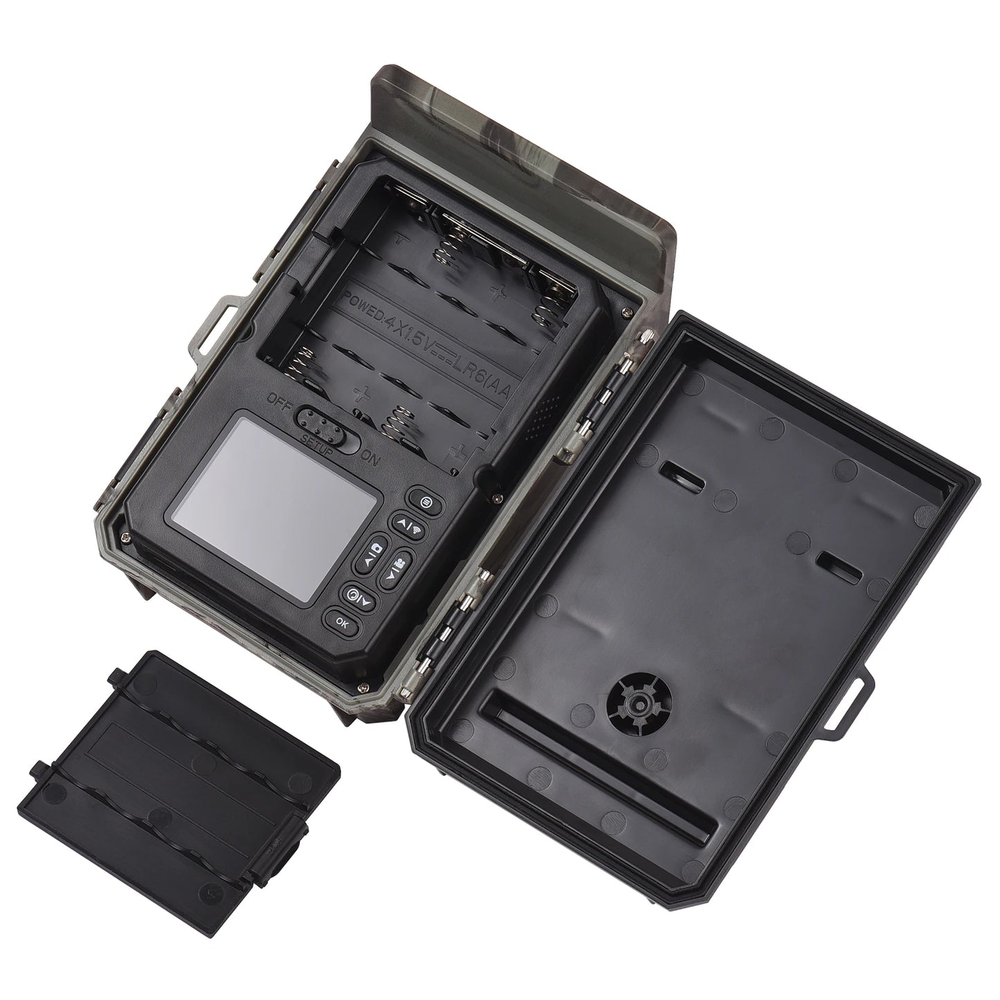 Solar Charging Hunting Trail Camera  /  Outdoor Night Vision Surveillance Camera  /  4K 50MP with 256GB Memory Card