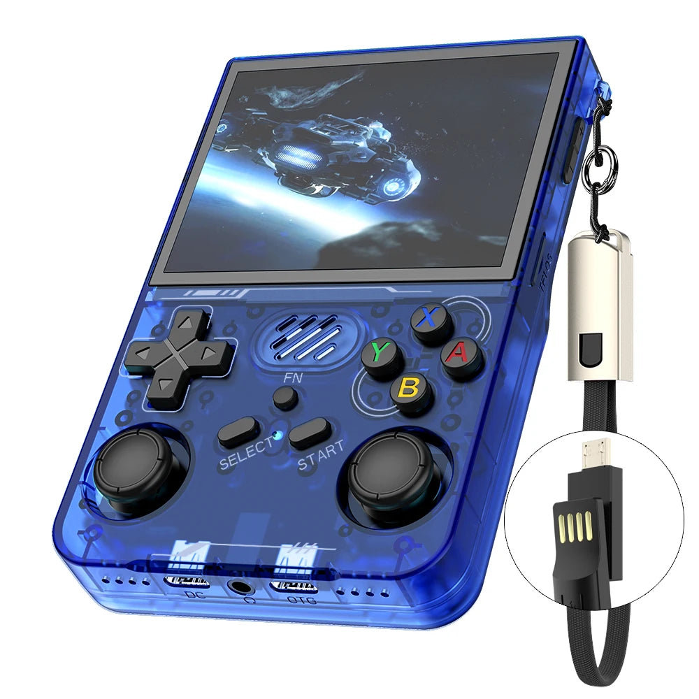Retro Handheld Console /  Open-Source Linux System /  Built-in WIFI Game Consoles /  3.5inch IPS Screen /  Portable Video Player