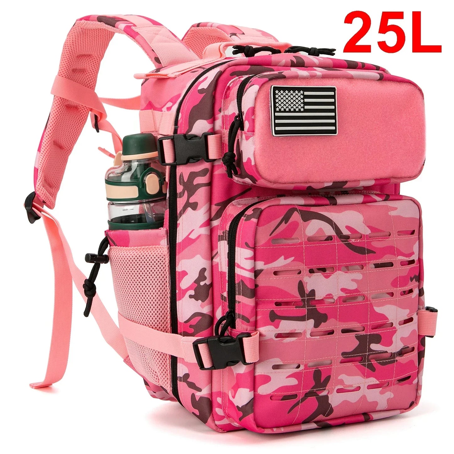 **25L/45L Men's and Women's Tactical Backpacks / Outdoor Activities / Small School Backpacks with Water Bottle Holder