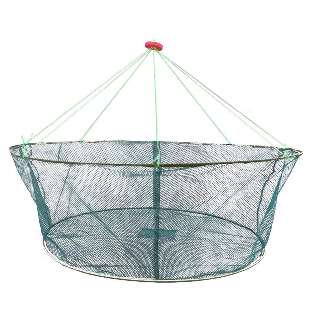 Foldable Crayfish & Shrimp Catcher Tank  /  Portable Prawn, Bait, Crab, & Shrimp Net  /  Crab & Shrimp Trap /  Cage for Catching Fish.  Shrimp. &  Crab