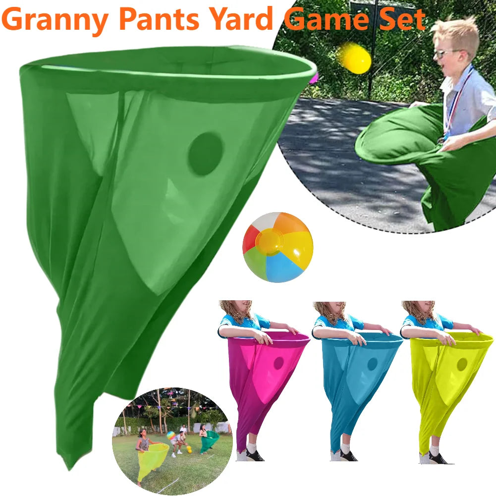 Granny Pants Party - Yard Game /  The Ultimate Backyard Party Game  /  Funny Games /  Parent & Child Interaction Pitching Game /  Props / T oy