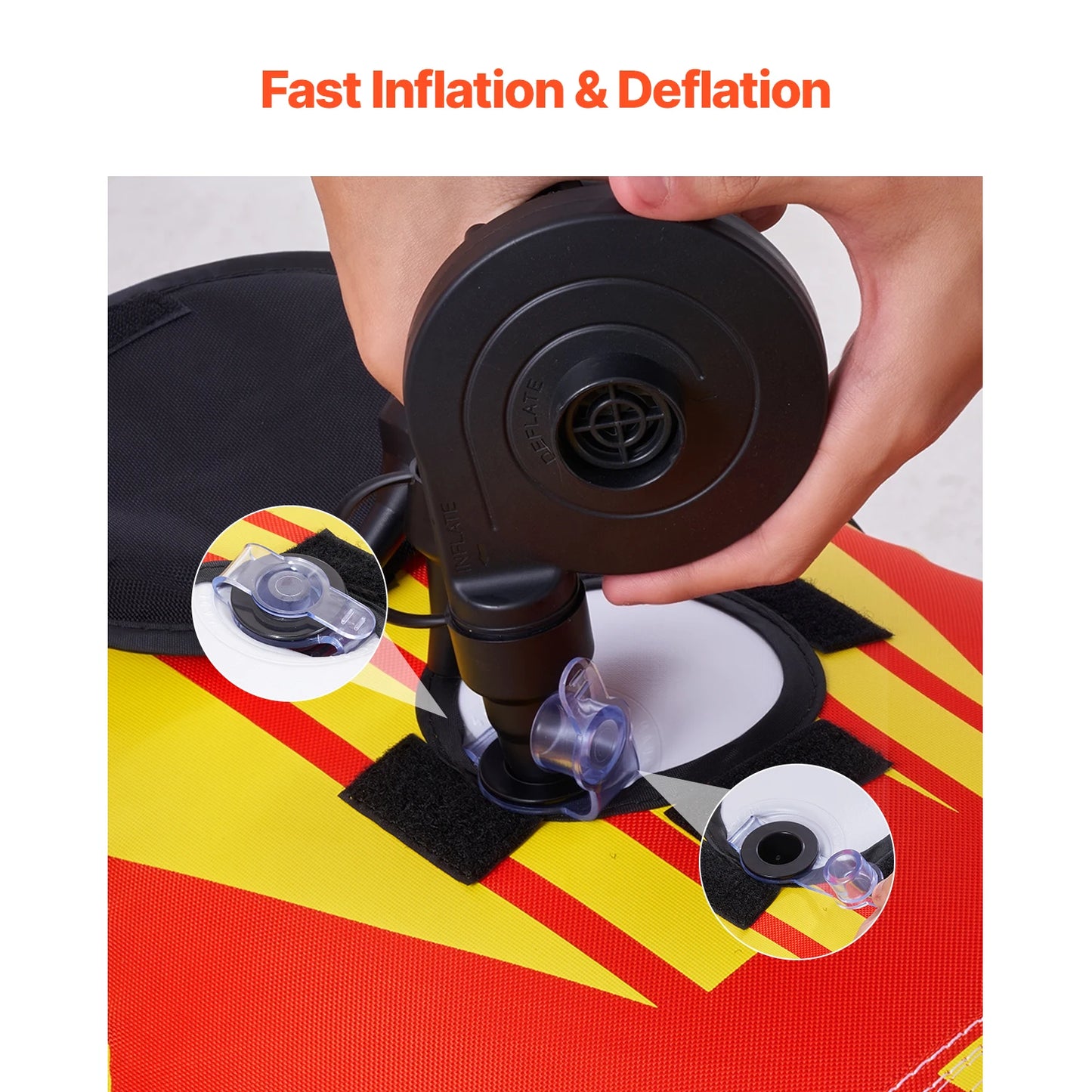 Towable Tubes for Boating  /   1-3 Rider Inflatable Boat Tubes and Towable /   510lbs Capacity /  Hot Dog Water Sport Tube for Boat