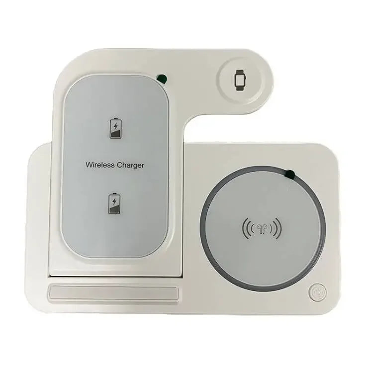 30W 3 in 1 Fast Wireless Charger Stand / Foldable /  for IPhone 15 14 13 12 11 / Apple Watch 9 8 7 6 5 / Airpod Pro