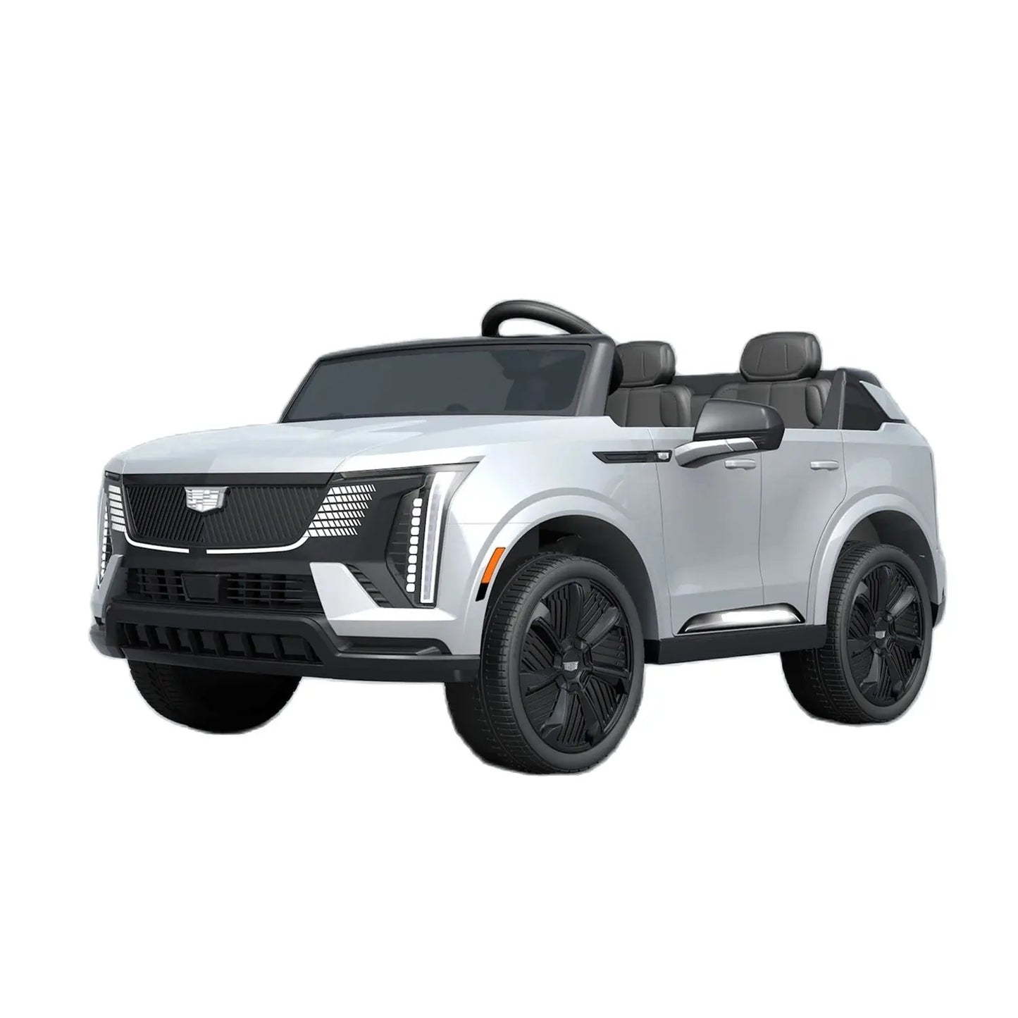 24V Ride On Car  /  Electric Vehicle With Remote Control  /  2 Seater  /  4-Wheel Shock Absorbers /  Smooth Start /  Led Lights  /  For Kids