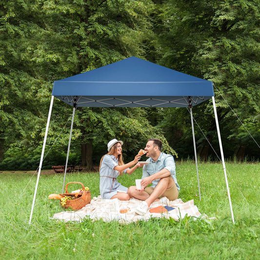 2.4 x 2.4m Portable Shelter / Waterproof \ Folding / Blue