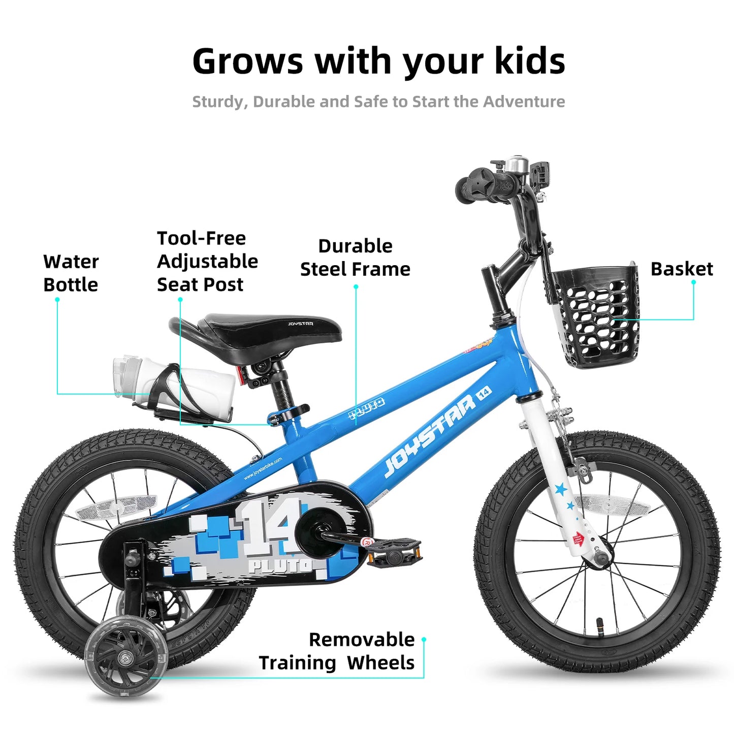 12 14 16 18 20 Inch Kids Bike / Light Up Training Wheels /  Boys & Girls Age 3-12 Years / Childrens Bikes