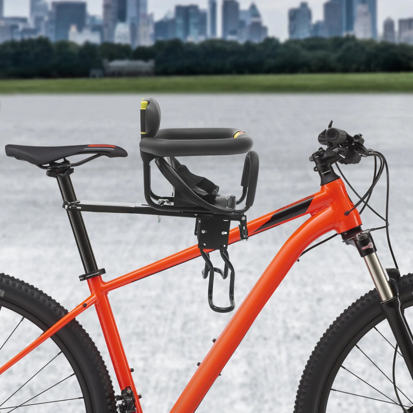 Portable Front Mountain Bike Seats /  Bicycle Child Seat /  Baby Bike Seat /  8 Months - 6 Years Old