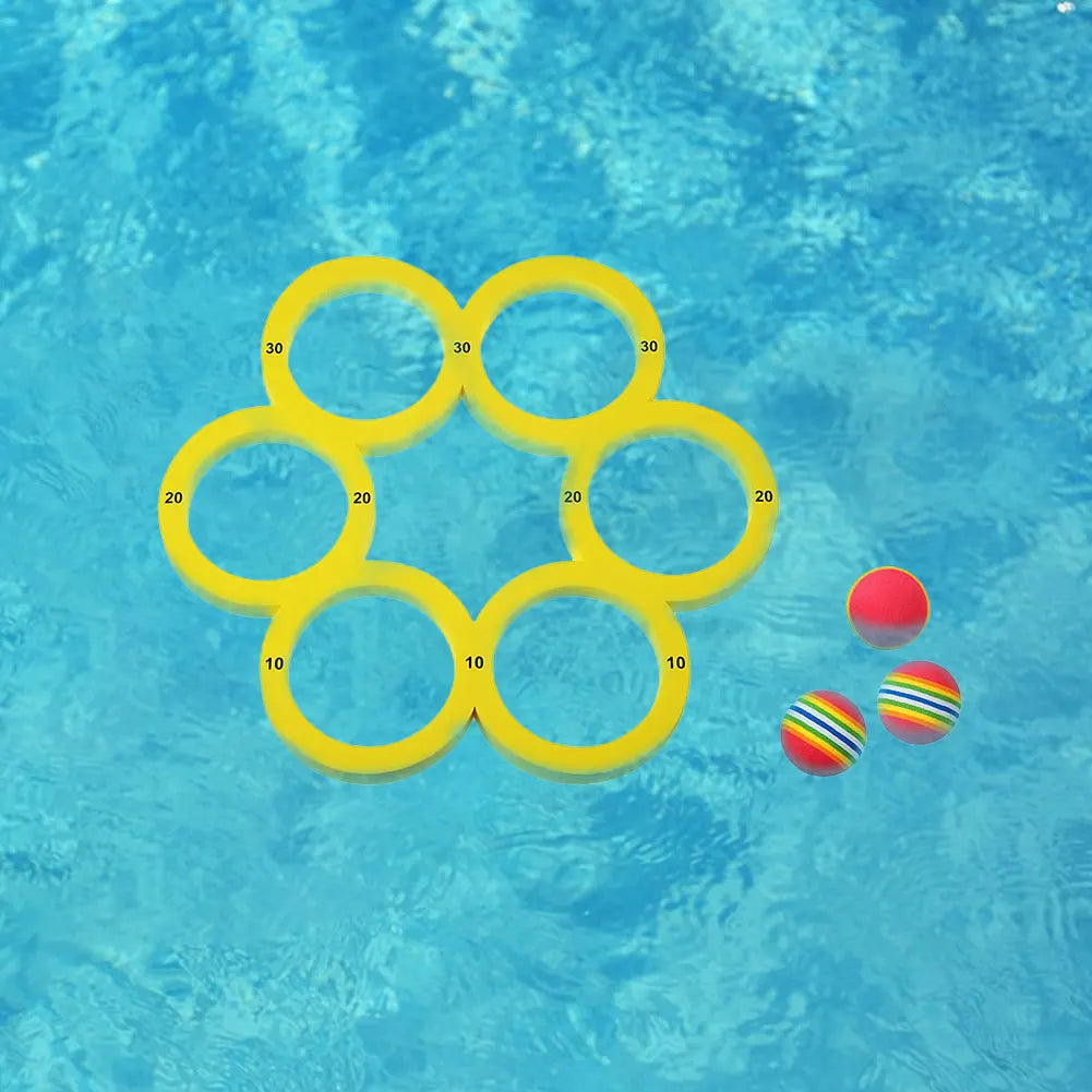Pool  Games Set  /  10 Balls  /  Water Sports  /  Floating Pool Water Game  /   Kids  /  Adults  /  Swimming Pool Water Game