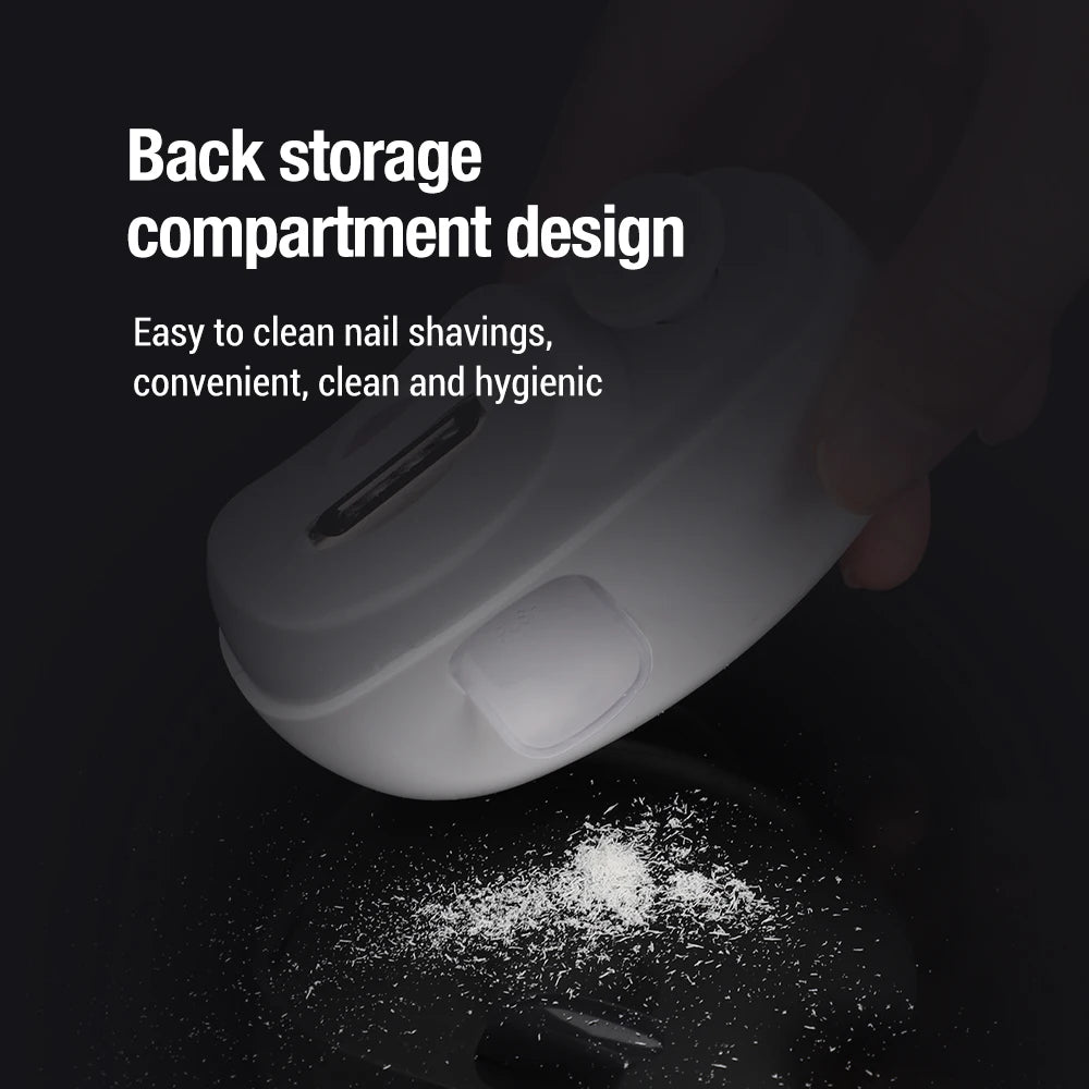 2 In 1 Electric Nail Clippers /  Manicure /  Anti-Splash Nail Trimmer /  Baby Fingers & Toes /   Scissors /  Pedicure  /  Thick Nails Cutter Tools