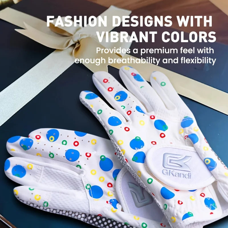 Golf Gloves /  Kids /  Youth /   All Weather /  Soft /  Left or Right Hand /  Rain Grip / Breathable  / 1 Pair /  Wear-Resistant  /  Non Slip