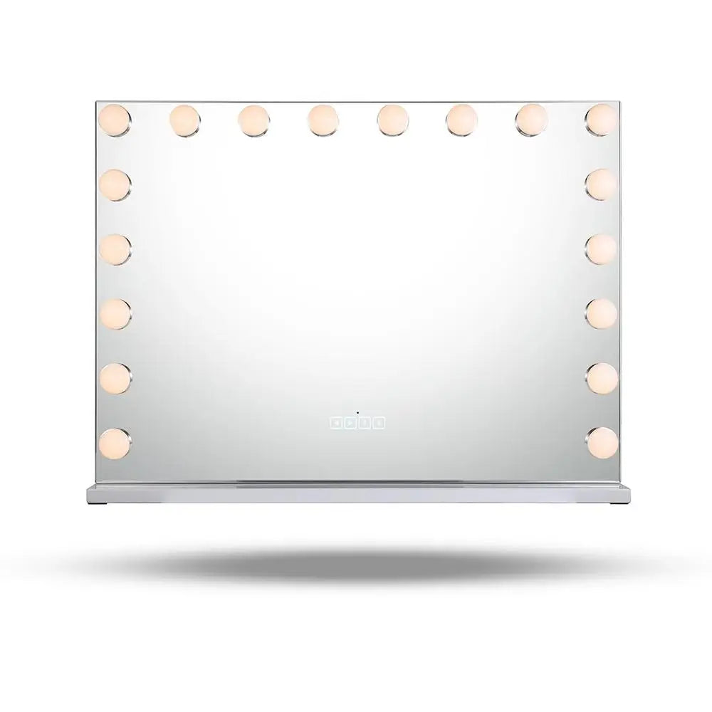 Large Vanity Mirror With Lights And Bluetooth Speakers  /  Dimmable LED Lights With 10 Times Magnification  /   USB Port for ApplyingMakeup