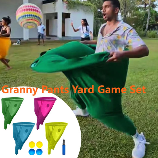 Granny Pants Party - Yard Game /  The Ultimate Backyard Party Game  /  Funny Games /  Parent & Child Interaction Pitching Game /  Props / T oy