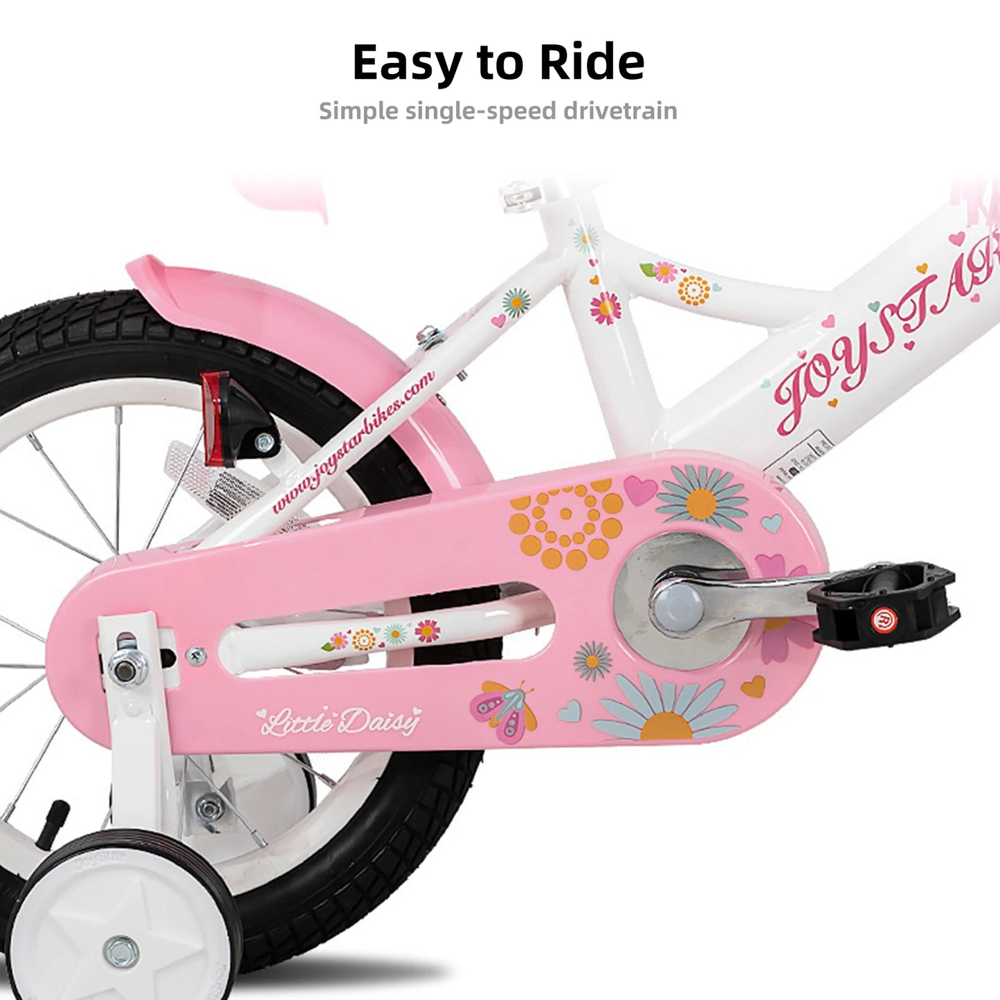 Kids Bike for Ages 2-7 Years /  Also Bikes with 12"  14"   16" Inch  Wheels / Girls Bikes with Doll Seat & Streamers  /  Boys Bike with Flag & Plate