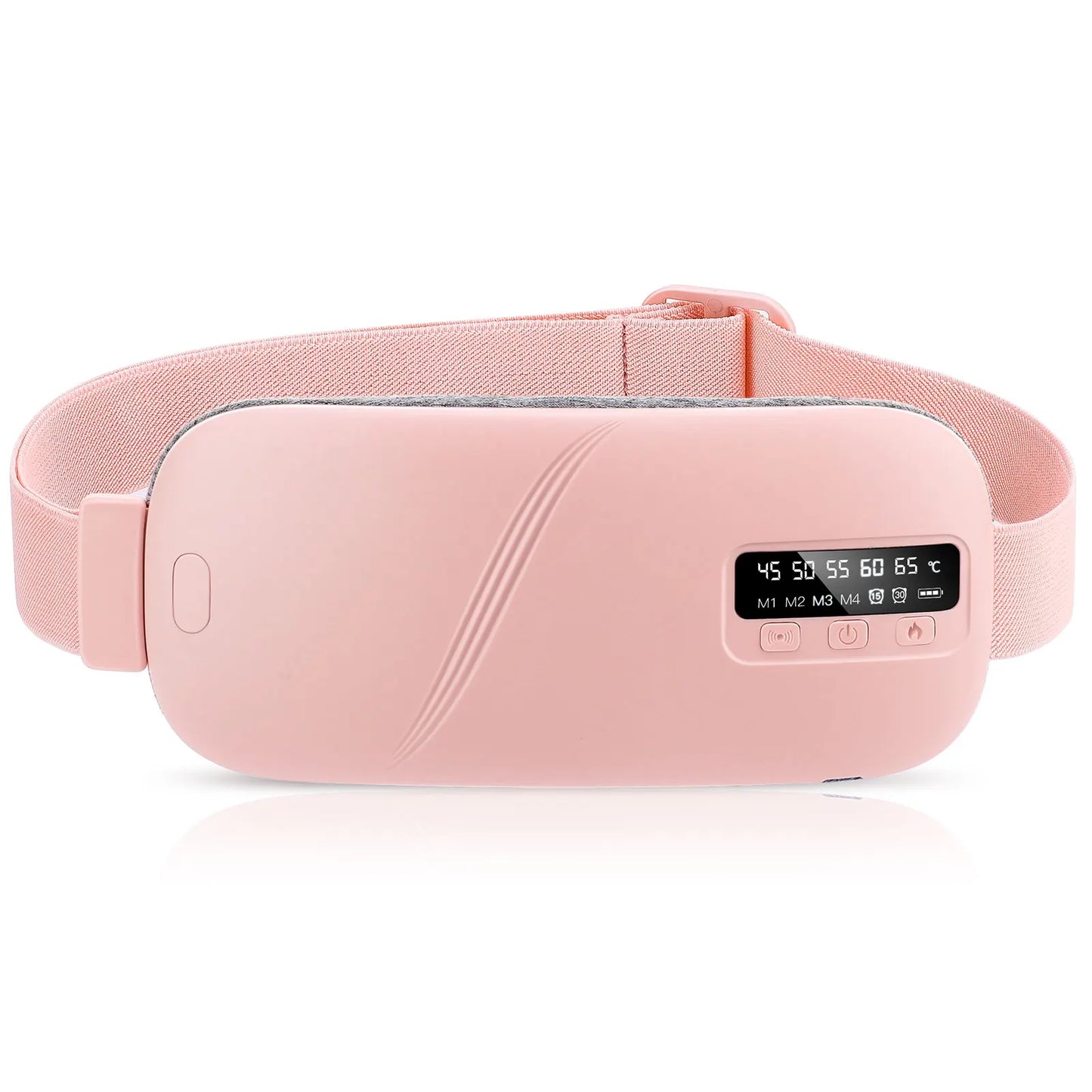 **5 Modes Electric Heat Vibration Waist Massage Belt / Smart Warm Palace / Women / Menstrual Heating Pad for Cramps Period Relief