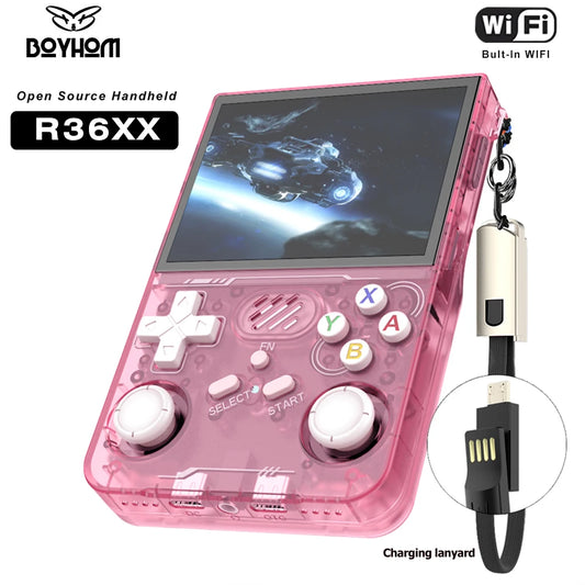 Retro Handheld Console /  Open-Source Linux System /  Built-in WIFI Game Consoles /  3.5inch IPS Screen /  Portable Video Player