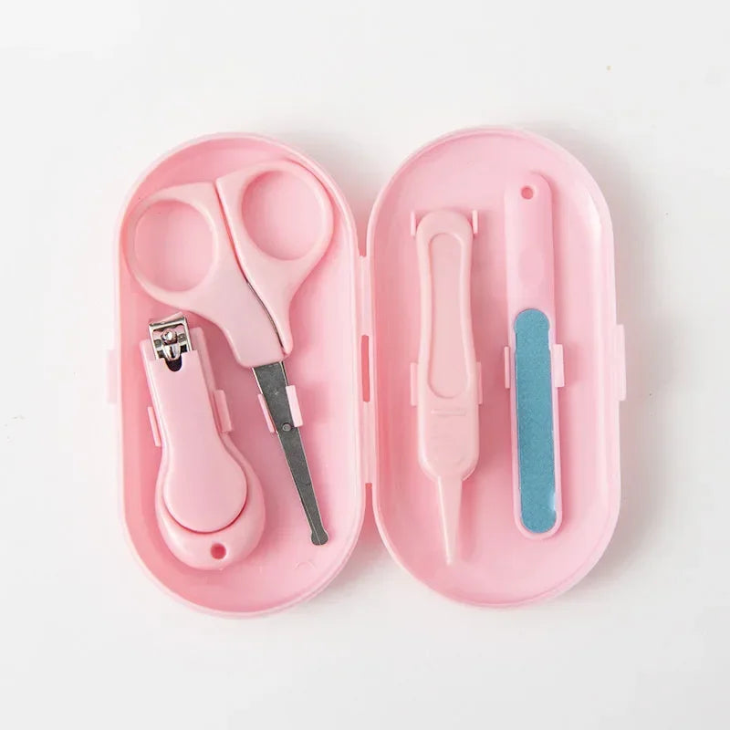 4pcs Nail Trim Set  /  Baby Nail Clipper Set /  Kids Nail Cutter, Scissors, File, Small Nail Trimmer /  Baby /  Nails Care Tools /  Baby Care Items