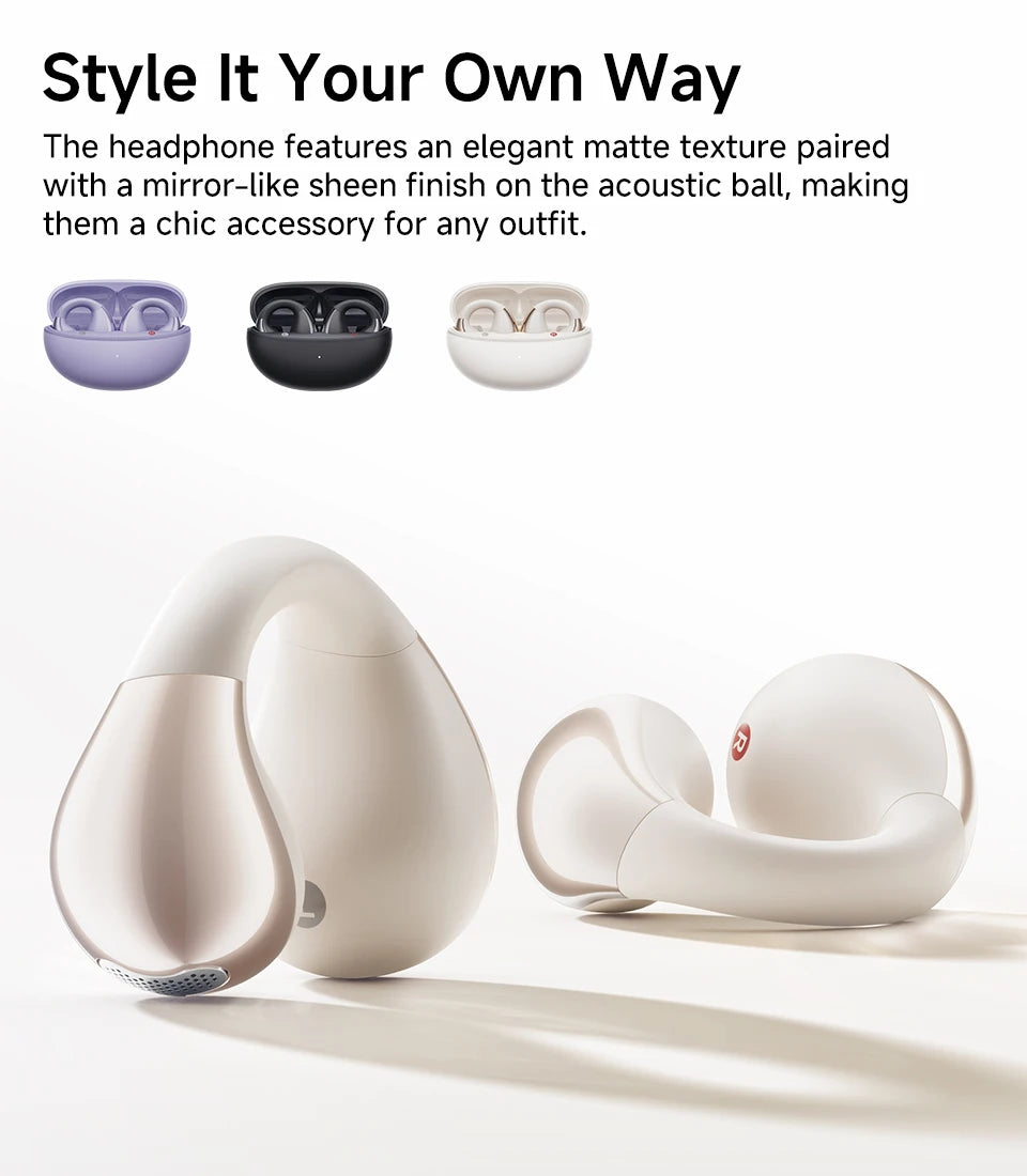 Wireless Earphones  /  Bluetooth 5.4 Ear clip  / Waterproof / Sports Earbuds  / Open Ear /  Ear clip /  Dual-Connection Headphone