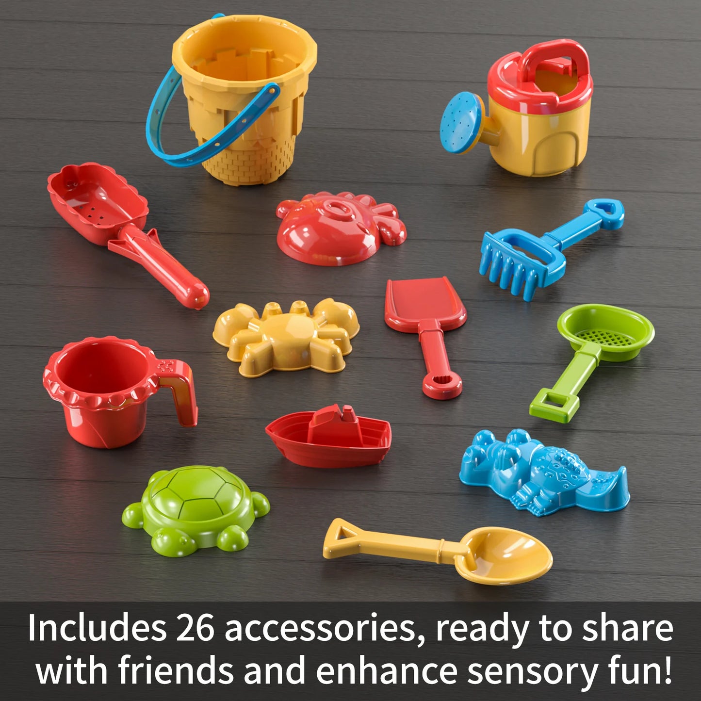 Children's Sand Table and Water Table / 5-layer Outdoor Water Game Toys / Beach Toys