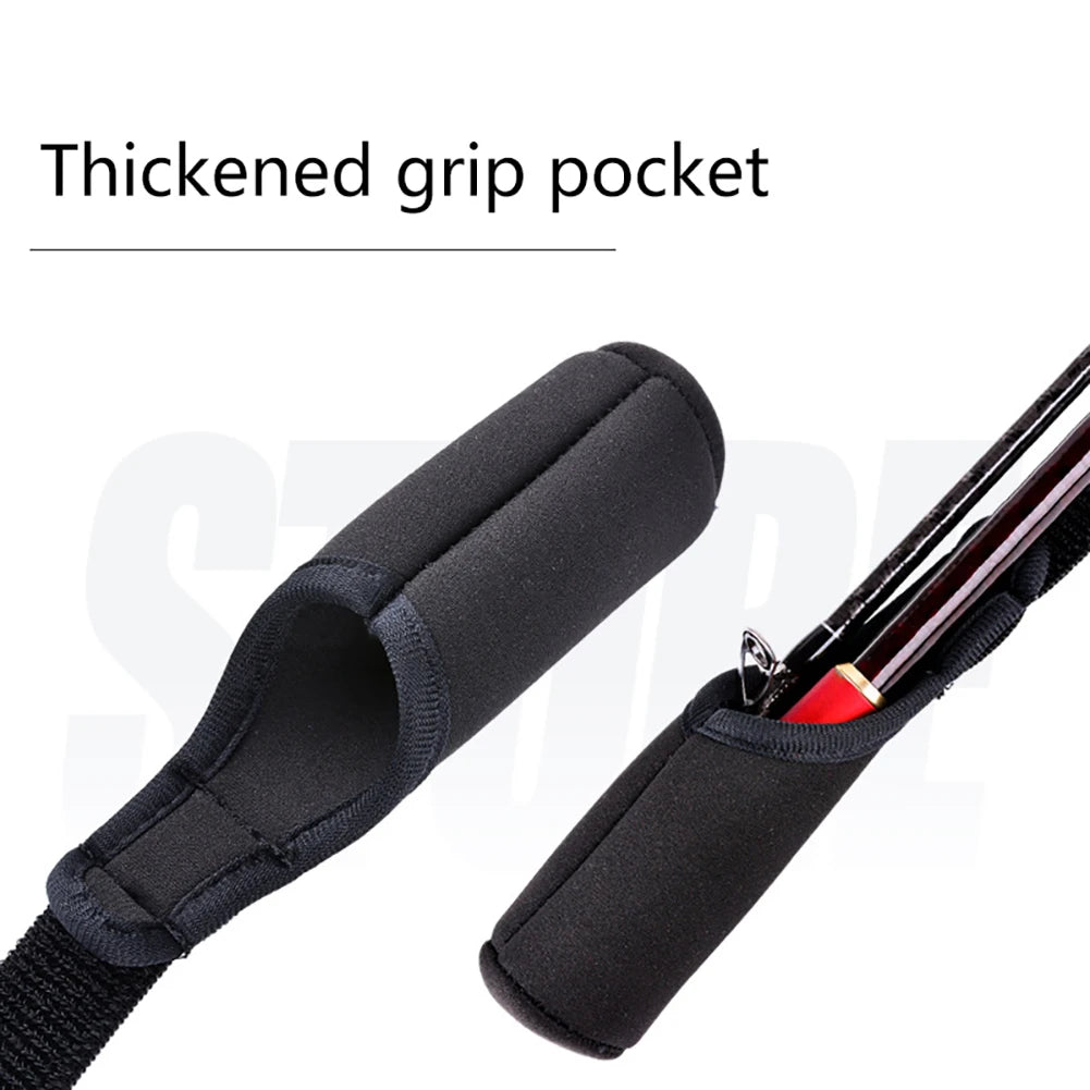 Get just 1 or up to10PCS  /  Set of Fishing Rod Protection Sleeves   /  Bundle Rod Belt  /  Adjustable Fishing Rod Sleeves  /  Cover Strap  /  Rod Organizer  /  Fish Tool