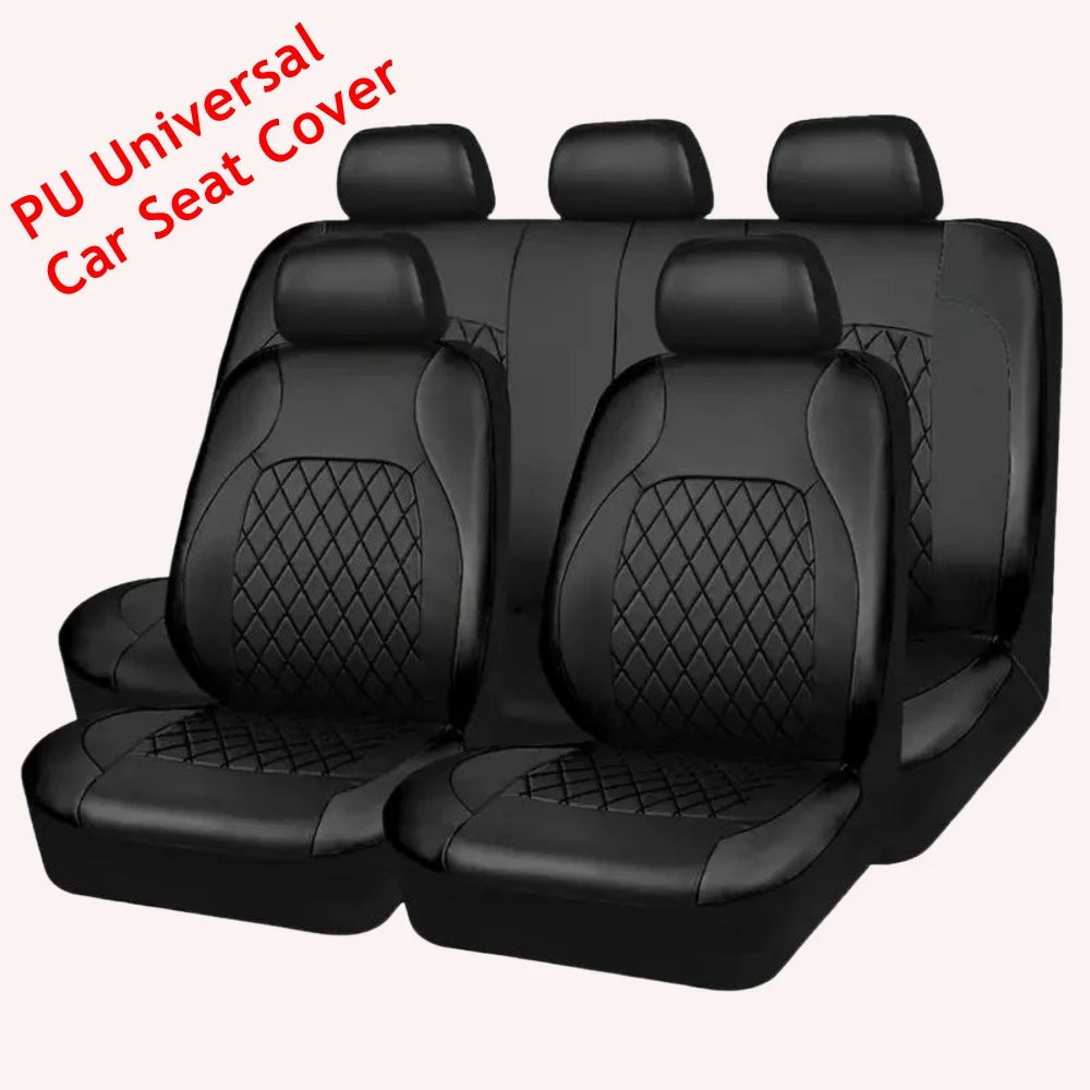 **Universal Car Seat Covers / PU Black Fashions / Sports Seat Covers / PU Car Seat Cover / Universal Interior Accessories